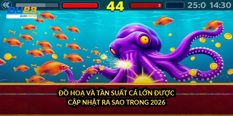 Đồ hoạ và tần suất cá lớn được cập nhật ra sao trong 2026?
