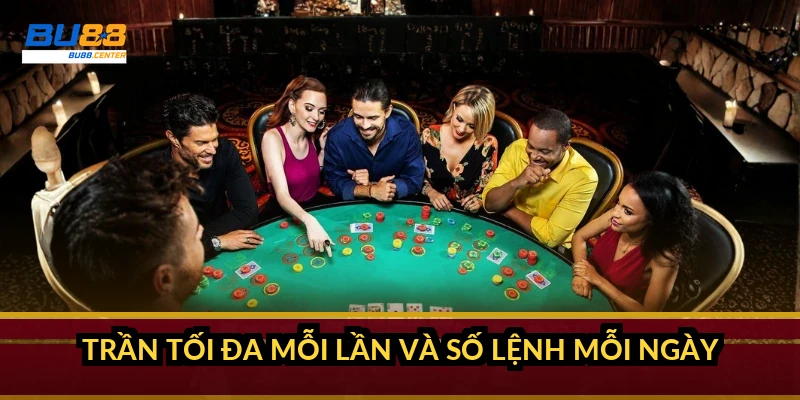 Hạn mức rút tiền BU88: giới hạn tối thiểu, tối đa và quy định VIP Trần tối đa mỗi lần và số lệnh mỗi ngày