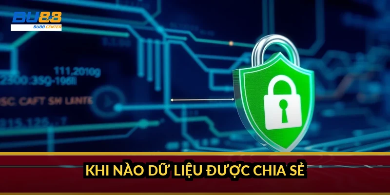 Chính sách bảo mật BU88: quy định thu thập, sử dụng và bảo vệ dữ liệu Khi nào dữ liệu được chia sẻ