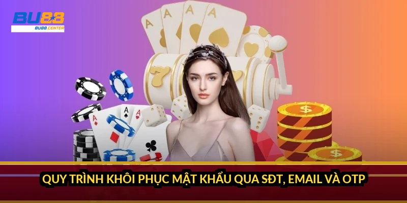 Quy trình khôi phục mật khẩu qua SĐT, email và OTP