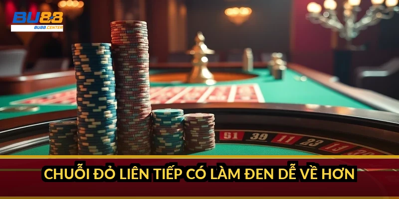 Chuỗi Đỏ liên tiếp có làm Đen dễ về hơn?
